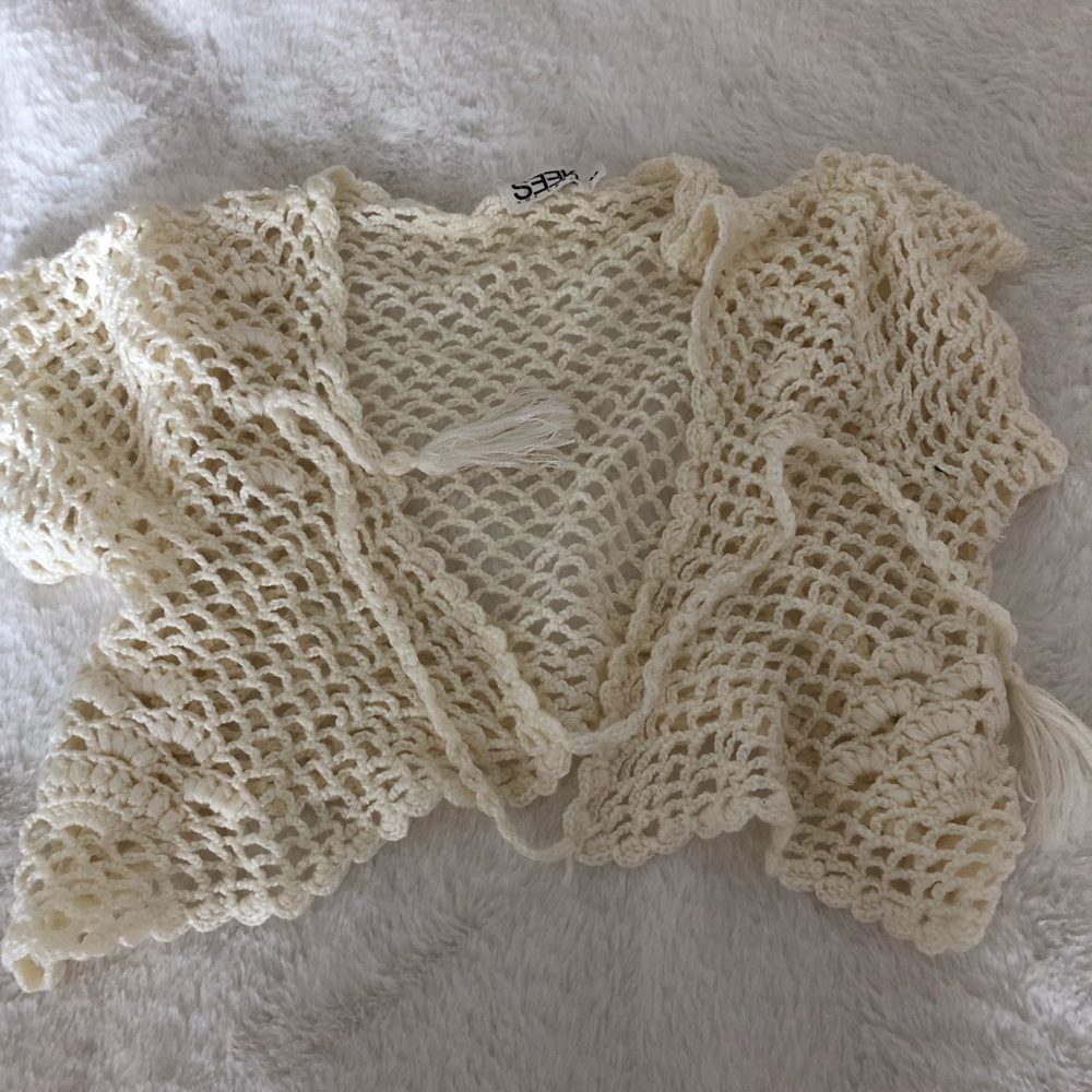LF Front Tye Bathing Suit Cover Top